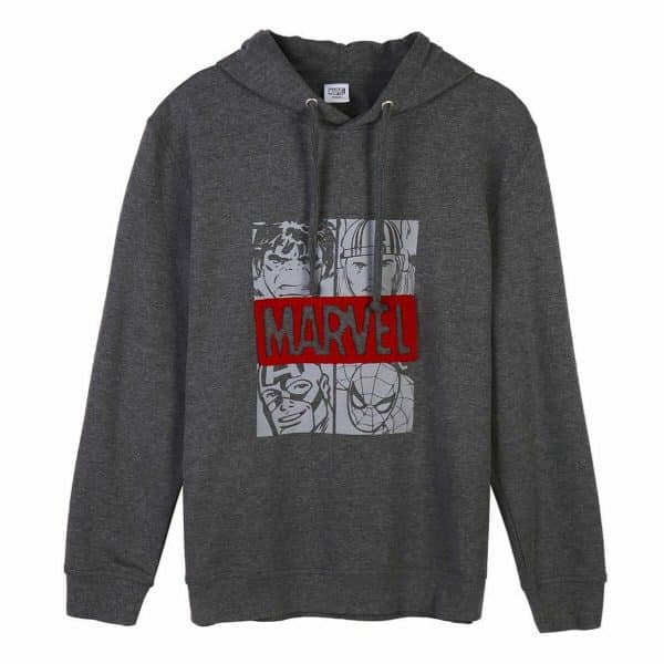 Men’s Hoodie Marvel Grey Dark grey/XXL - Image 6