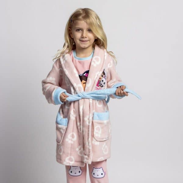 Children's Dressing Gown Gabby's Dollhouse Pink/2 Years - Image 3