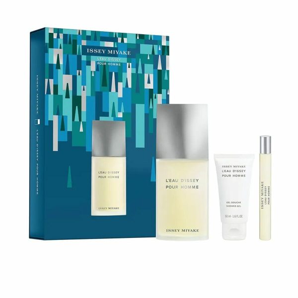Men's Perfume Set Issey Miyake L'EAU D'ISSEY POUR HOMME 3 Pieces