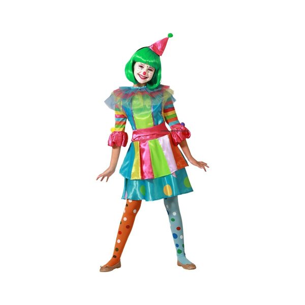 Costume for Children Female Clown 7-9 Years