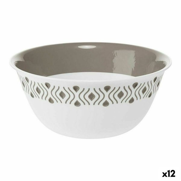 Snack Bowl Stefanplast Tosca Beige Plastic 23 x 10 x 23 cm (12 Units)