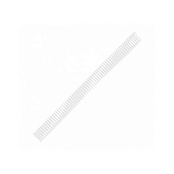 Binding Spirals Fellowes 100 Units White Metal Ø 24 mm