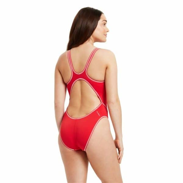 Women’s Bathing Costume Zoggs Wire Masterback Red/38 - Image 6