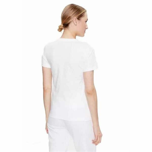 Women’s Short Sleeve T-Shirt Converse Seasonal Star Chevron White/2XS - Image 3