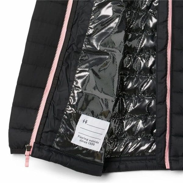 Children's Sports Jacket Columbia Powder Lite Black/14-16 Years - Image 3