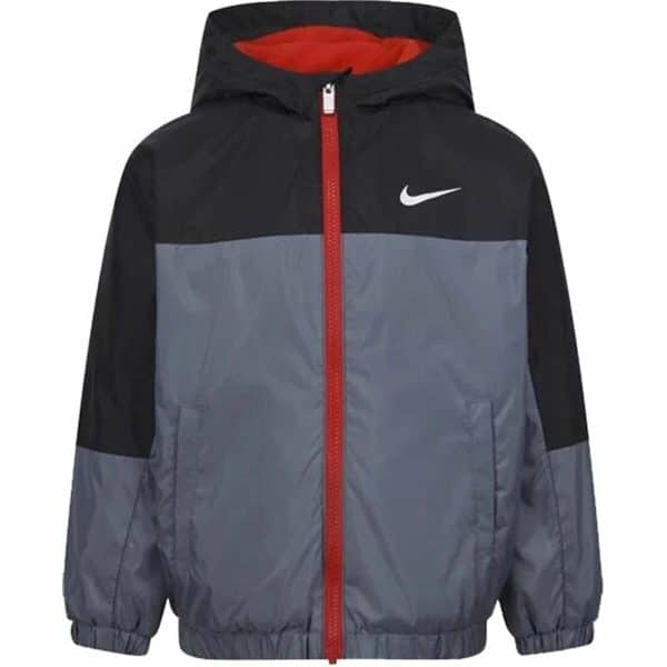 Children's Jacket Nike  Fleece Lined Grey/3-4 Years - Image 2