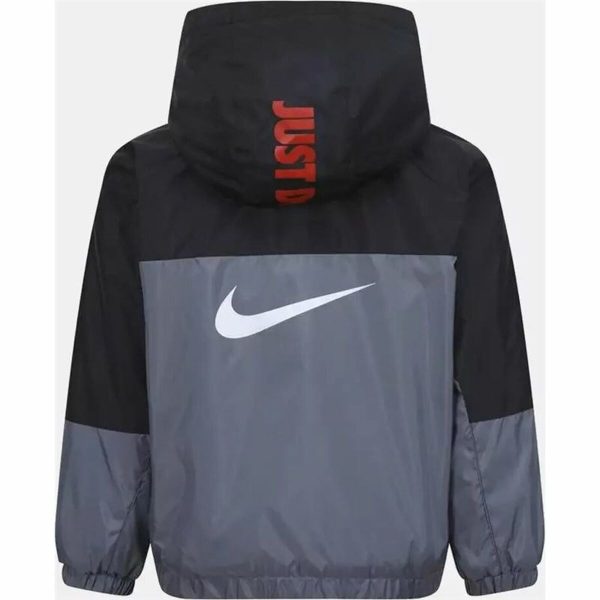 Children's Jacket Nike  Fleece Lined Grey/3-4 Years - Image 3