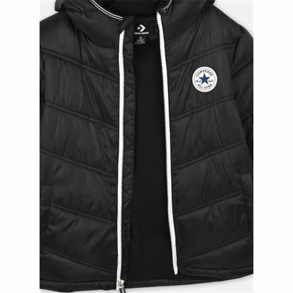 Children's Jacket Converse Mdwt Black/3-4 Years - Image 4