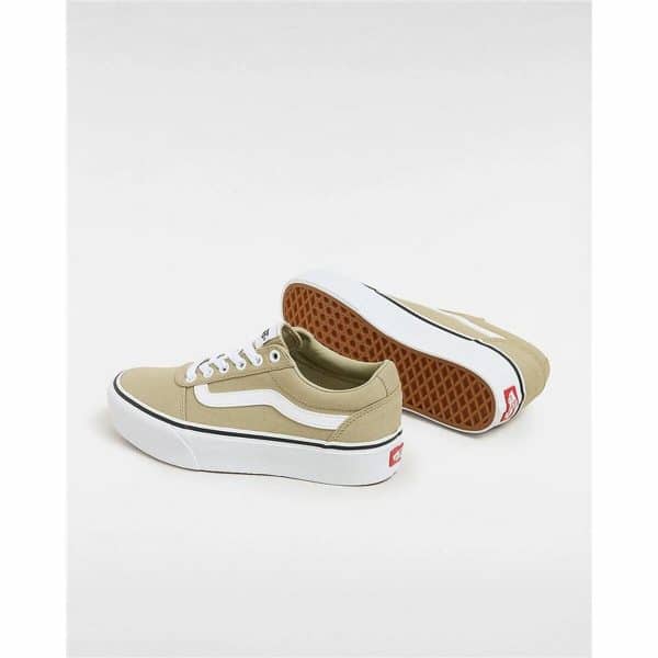 Women's casual trainers Vans Ward Platform Cnvs Elm Beige Light brown/36 - Image 3