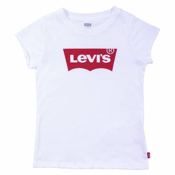 Child's Short Sleeve T-Shirt Levi's Batwing B White/3 Years - Image 5
