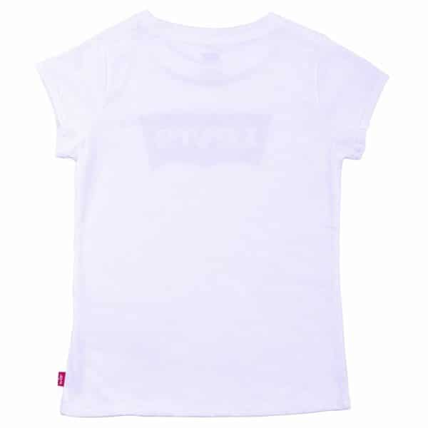 Child's Short Sleeve T-Shirt Levi's Batwing B White/3 Years - Image 4
