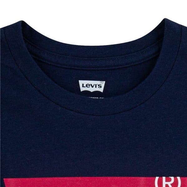 Child's Short Sleeve T-Shirt Levi's Batwing Dark blue/3 Years - Image 4