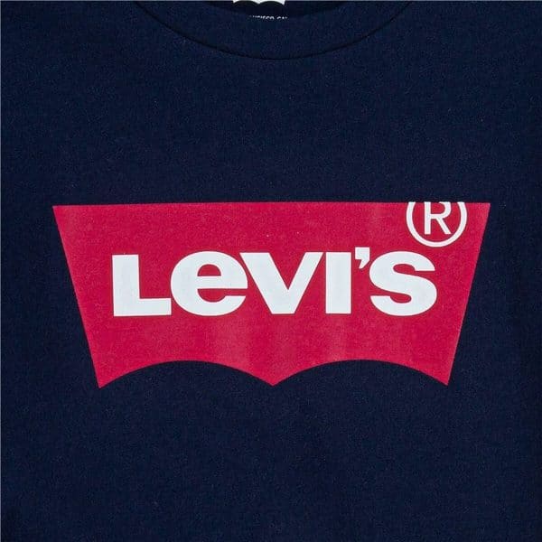 Child's Short Sleeve T-Shirt Levi's Batwing Dark blue/3 Years - Image 6