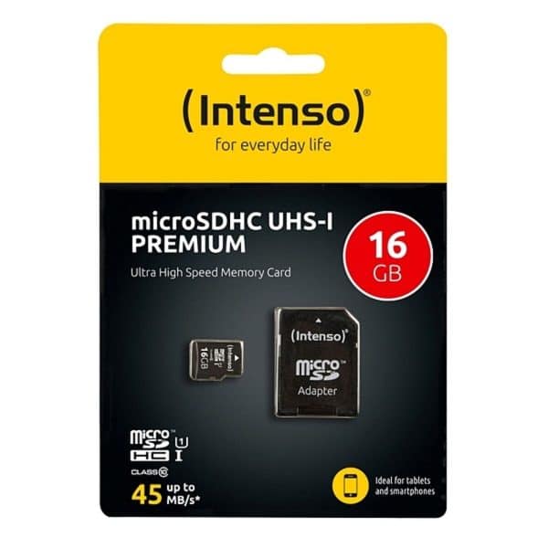 Micro SD Memory Card with Adaptor INTENSO 34234 UHS-I Premium/32 GB - Image 4