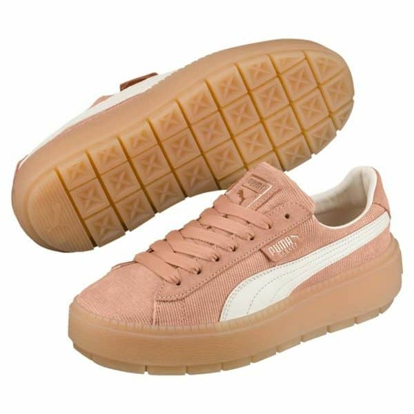 Women's casual trainers Puma Platform Trace Corduroy Orange/39 - Image 5
