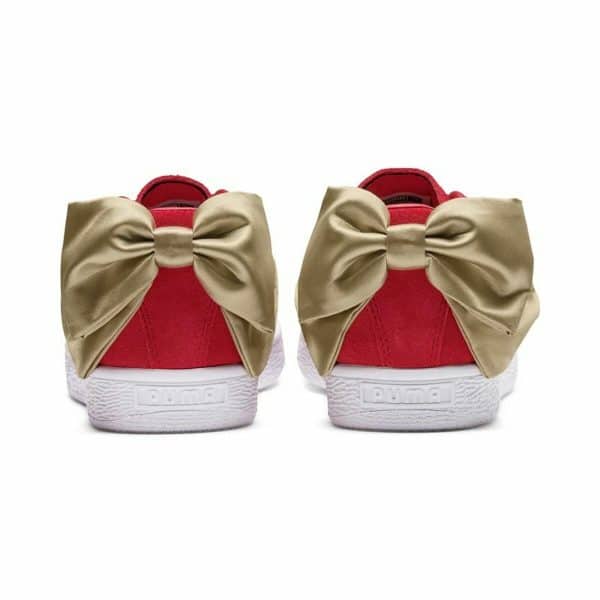 Women's casual trainers Puma Sportswear Suede Bow Varsity Red/38 - Image 5