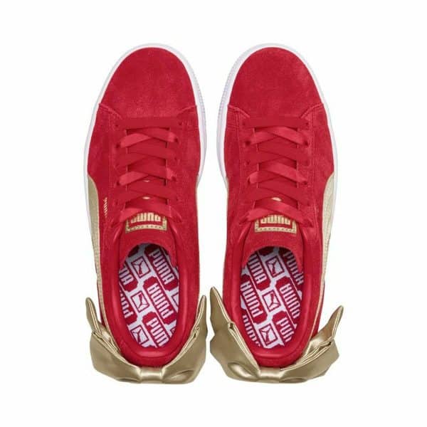 Women's casual trainers Puma Sportswear Suede Bow Varsity Red/38 - Image 6