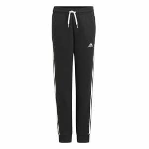 Children's Tracksuit Bottoms Adidas  Essentials 3 Ban Black/11-12 Years