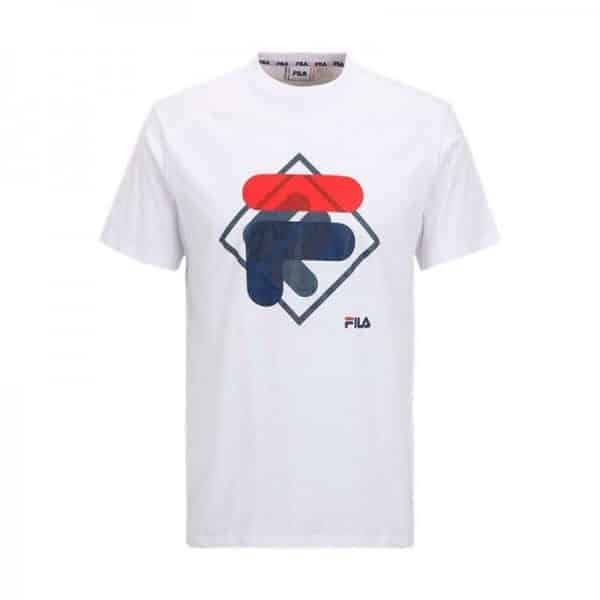 Child's Short Sleeve T-Shirt Fila FAT0340 10001 White/12 Years
