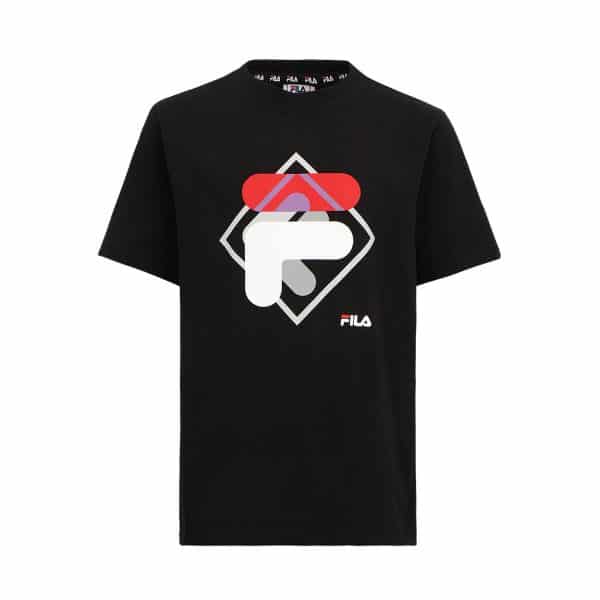 Child's Short Sleeve T-Shirt Fila  FAT0340 80010  Black/12 Years