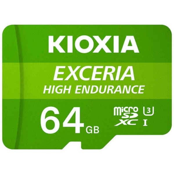 Micro SD Memory Card with Adaptor Kioxia Exceria High Endurance Class 10 UHS-I U3 Green/32 GB - Image 5