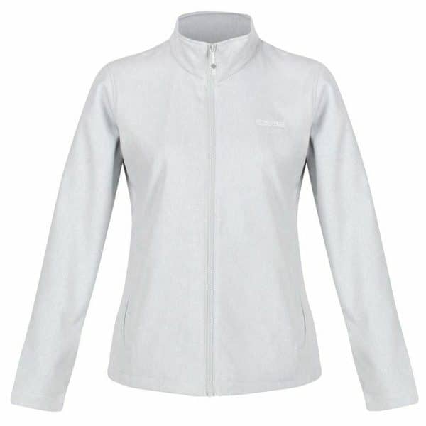 Women's Sports Jacket Regatta Connie V Softshell Walking White/12
