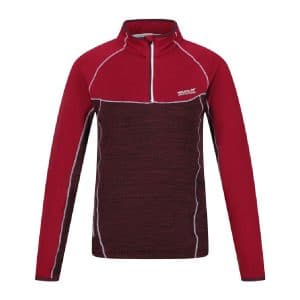 Fleece Lining Regatta Hepley Lightweight Half-Zip Dark Red/12