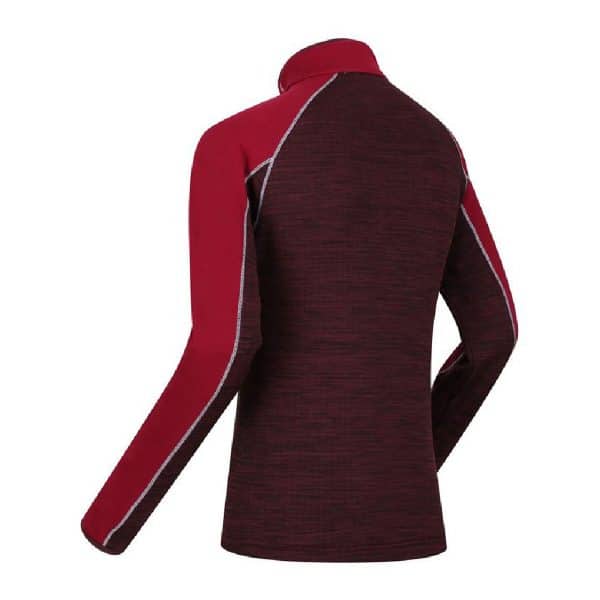 Fleece Lining Regatta Hepley Lightweight Half-Zip Dark Red/16 - Image 4