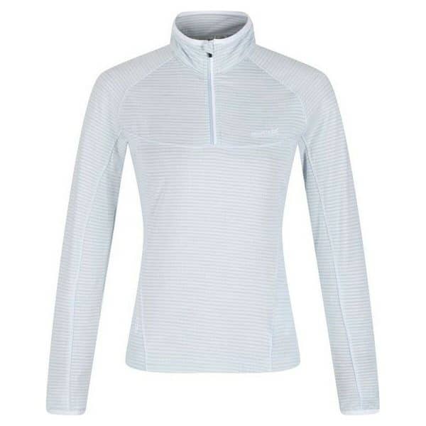 Women’s Short Sleeve T-Shirt Regatta Yonder Half-Zip White/12
