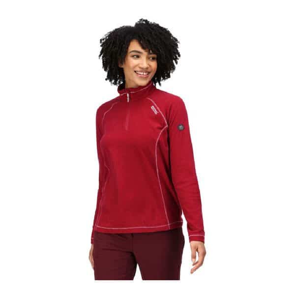 Fleece Lining Regatta Montes Lightweight Half-Zip Red/18 - Image 6