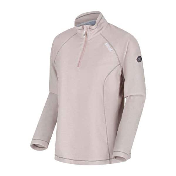 Fleece Lining Regatta Montes Lightweight Half-Zip Light Pink/18 - Image 4