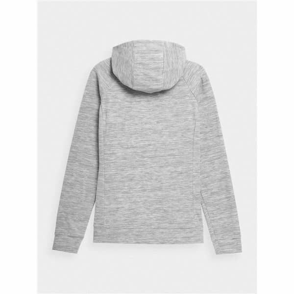 Women’s Hoodie 4F Fleece Grey/2XL - Image 3