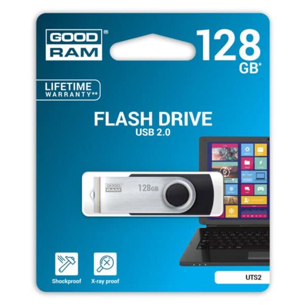 Pendrive GoodRam UTS2 USB 2.0 Black/128 GB