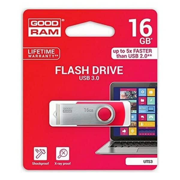 Pendrive GoodRam UTS3 USB 3.1 Black/16 GB/Red - Image 5