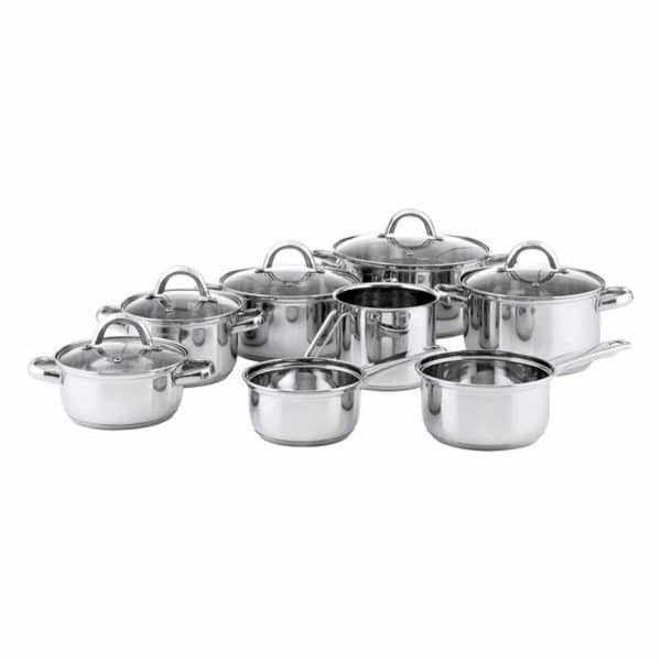 Casserole with glass lid Quid Ottawa Stainless steel/22 cm - Image 3