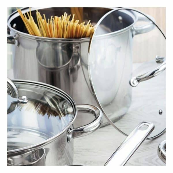 Casserole with glass lid Quid Ottawa Stainless steel/22 cm - Image 5