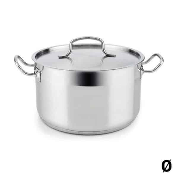 Casserole with Lid Quid Azzero Metal Steel/20 cm - Image 2