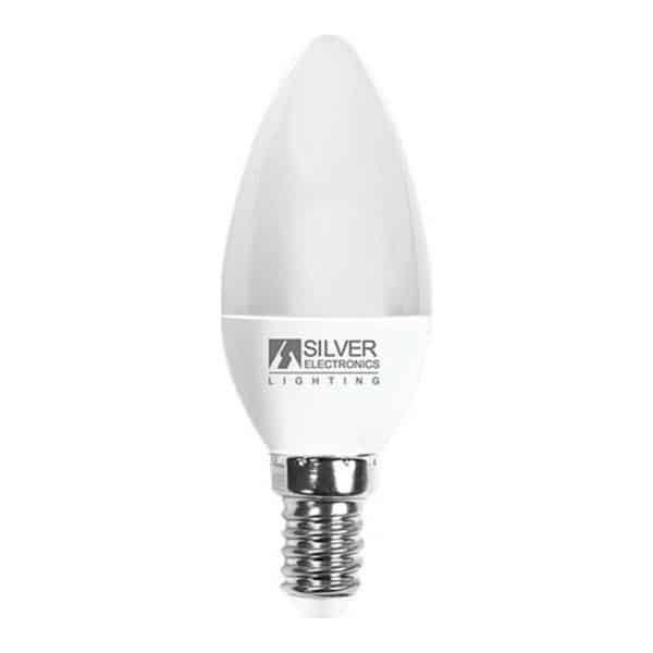 Candle LED Light Bulb Silver Electronics 970714 E14 7W/3000K - Image 2
