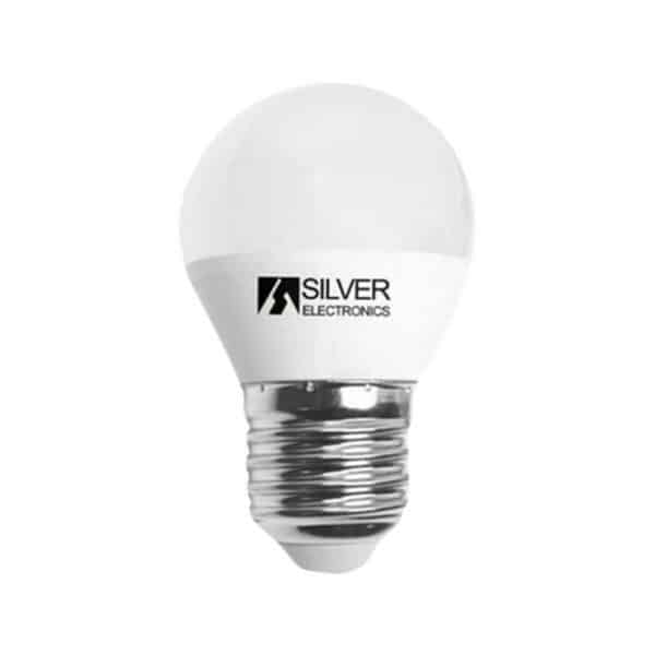 Spherical LED Light Bulb Silver Electronics 960727 E27 7W/3000K - Image 3