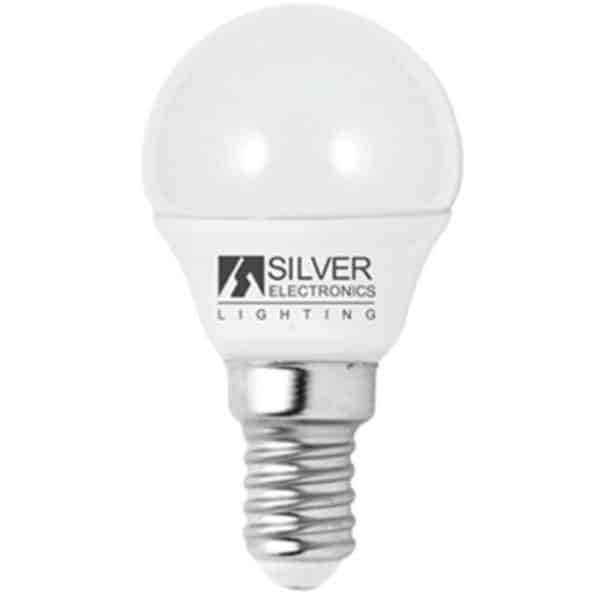 Spherical LED Light Bulb Silver Electronics Eco E14 5W/3000K - Image 2
