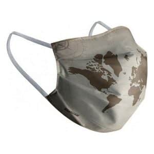 Hygienic Reusable Fabric Mask Maps Children's/10-12 Years