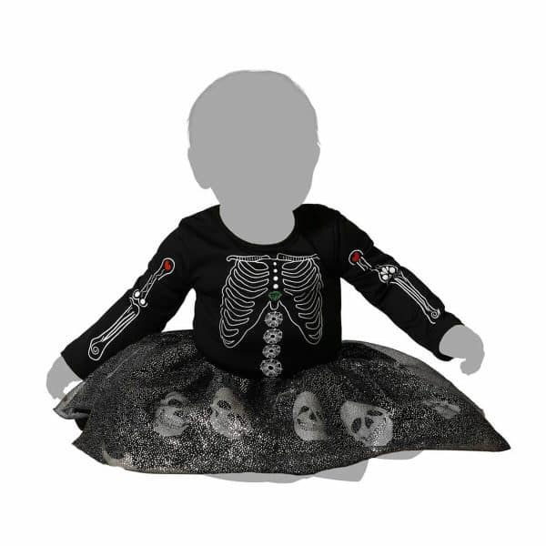 Costume for Children Black Skeleton/12-24 Months - Image 5