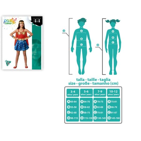 Costume for Children Superheroine/3-4 Years - Image 5