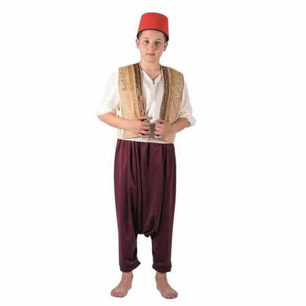 Costume for Children Arab (4 Pieces)/11-13 Years - Image 4