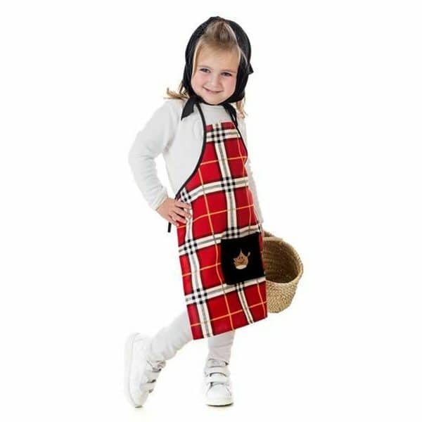 Costume for Children Chesnut seller 2 Pieces Red Black/3-5 Years - Image 4