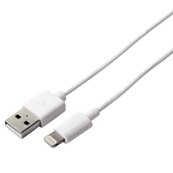 USB to Lightning Cable KSIX Apple-compatible White/3 m - Image 2