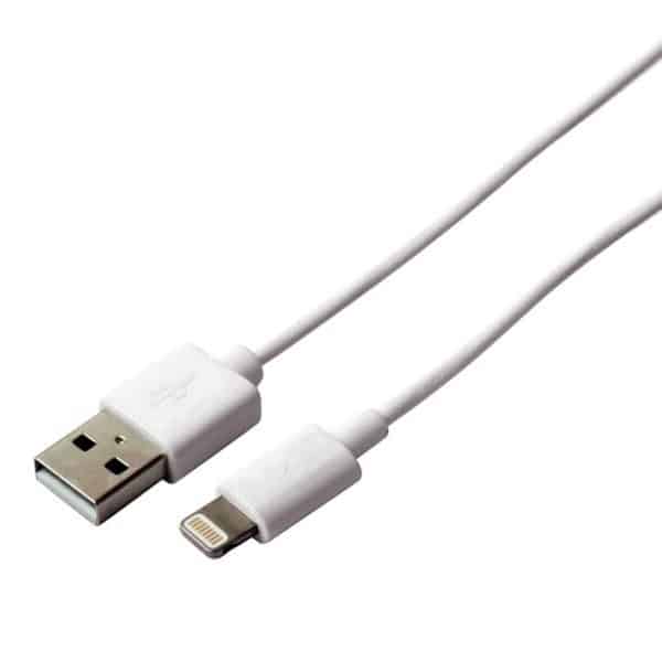 USB to Lightning Cable KSIX Apple-compatible White/3 m - Image 3