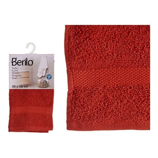 Bath towel Terracotta colour/30 x 50 cm - Image 2