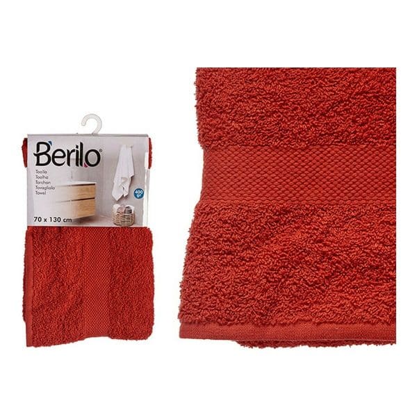 Bath towel Terracotta colour/30 x 50 cm - Image 4