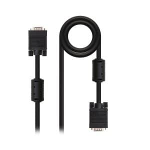 VGA Cable NANOCABLE 10.15.01 Black/15 m